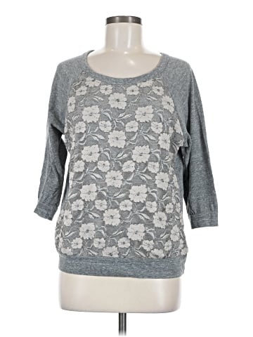Bobeau 3/4 Sleeve Top (view 1)