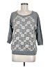Bobeau Gray 3/4 Sleeve Top Size M - photo 1