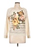 Rewind Floral Ivory Sweatshirt Size L - photo 1