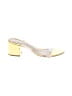 Schutz Color Block Yellow Gold Sandals Size 10 - photo 1