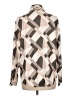 Unbranded 100% Polyester Print Tan Long Sleeve Blouse Size L - photo 2