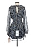 City Studio Paisley Blue Cocktail Dress Size S - photo 2
