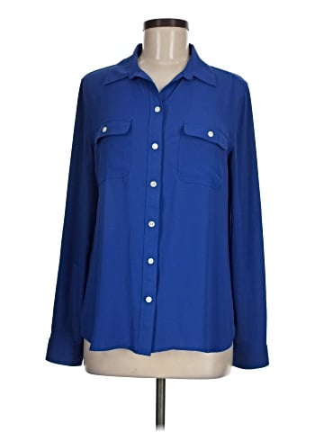 Ann Taylor LOFT Long Sleeve Blouse (view 1)