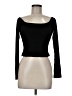 Fashion Nova Black Long Sleeve Top Size M - photo 1