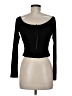 Fashion Nova Black Long Sleeve Top Size M - photo 2
