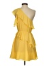 Ali & Jay 100% Polyester Yellow Cocktail Dress Size S - photo 2