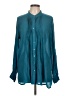 Alfani Teal Long Sleeve Blouse Size L - photo 1