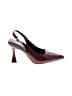 Assorted Brands Color Block Burgundy Heels Size 8 - photo 1