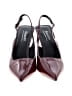 Assorted Brands Color Block Burgundy Heels Size 8 - photo 2