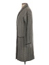 Nine West Houndstooth Gray Coat Size XS - photo 5