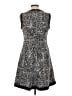 DKNY Tweed Silver Cocktail Dress Size 10 - photo 2