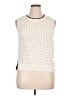 Halogen 100% Cotton Ivory Sweater Vest Size XL - photo 1