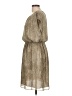 MICHAEL Michael Kors 100% Polyester Metallic Tan Cocktail Dress Size 12 - photo 5