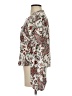 Banana Republic 100% Polyester Paisley Ivory Long Sleeve Blouse Size XS - photo 5
