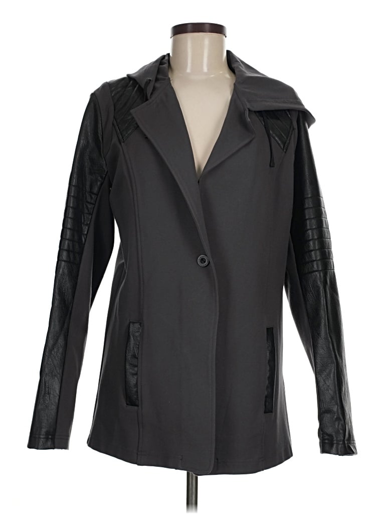 Pre-owned Blanc Noir Coat In Black