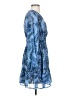 Aqua 100% Polyester Paisley Blue Cocktail Dress Size S - photo 4
