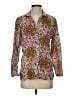 Unbranded Floral Purple 3/4 Sleeve Blouse Size Sm - Med - photo 1