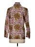Unbranded Floral Purple 3/4 Sleeve Blouse Size Sm - Med - photo 2