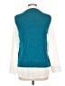 Milano Color Block Teal Sleeveless Blouse Size L - photo 2
