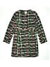 Milly Minis Print Green Black Coat Size 14 - photo 1