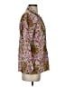 Unbranded Floral Purple 3/4 Sleeve Blouse Size Sm - Med - photo 4