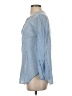 Ann Taylor LOFT Blue Long Sleeve Blouse Size XS - photo 5