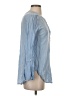 Ann Taylor LOFT Blue Long Sleeve Blouse Size XS - photo 4