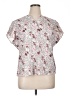 Blooming Jelly Floral White Short Sleeve Blouse Size XL - photo 1