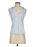 Pebble Beach 100% Polyester Blue Sleeveless T-Shirt Size XS - photo 1