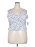 Lands' End Blue Sleeveless Top Size 26 waist - photo 1