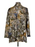 PURE essence Paisley Gray 3/4 Sleeve Blouse Size L - photo 2
