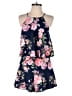 Lulus Floral Blue Romper Size S - photo 1