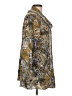 PURE essence Paisley Gray 3/4 Sleeve Blouse Size L - photo 4