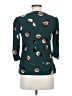 Boden 100% Viscose Teal 3/4 Sleeve Blouse Size 6 - photo 2