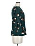 Boden 100% Viscose Teal 3/4 Sleeve Blouse Size 6 - photo 4