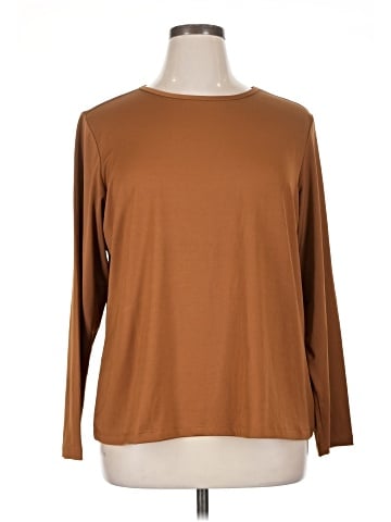 Susan Graver Long Sleeve T-Shirt (view 1)