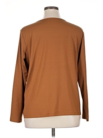Susan Graver Long Sleeve T-Shirt (view 2)