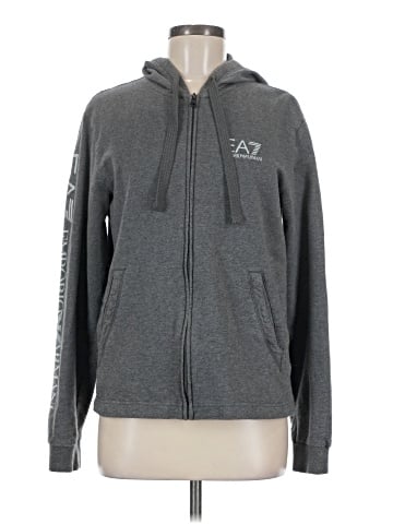 Emporio Armani Zip Up Hoodie (view 1)