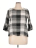 JG Gray 3/4 Sleeve Blouse Size 14 - photo 1