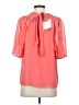 Ted Baker London 100% Polyester Pink Short Sleeve Blouse Size 4 (1) - photo 2