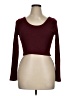 Unbranded Burgundy Long Sleeve Top Size XL - photo 1