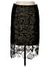 Sans Souci 100% Polyester Paisley Black Formal Skirt Size XL - photo 1