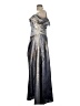Rene Ruiz 100% Polyester Metallic Silver Cocktail Dress Size 10 - photo 5