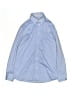 Nordstrom Solid Blue Long Sleeve Button-Down Shirt Size 10 - photo 1