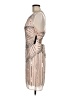 Venus 100% Polyester Silver Tan Cocktail Dress Size 8 - photo 5