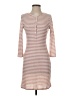 Lulus Stripes Pink Tan Casual Dress Size S - photo 1