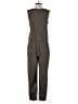 Express Solid Green Gray Jumpsuit Size S - photo 2