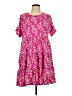 Haptics Pink Casual Dress Size L - photo 1