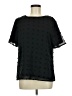 Blooming Jelly 100% Polyester Black Short Sleeve Blouse Size M - photo 1