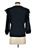 J.Crew 100% Cotton Black 3/4 Sleeve Blouse Size S - photo 2